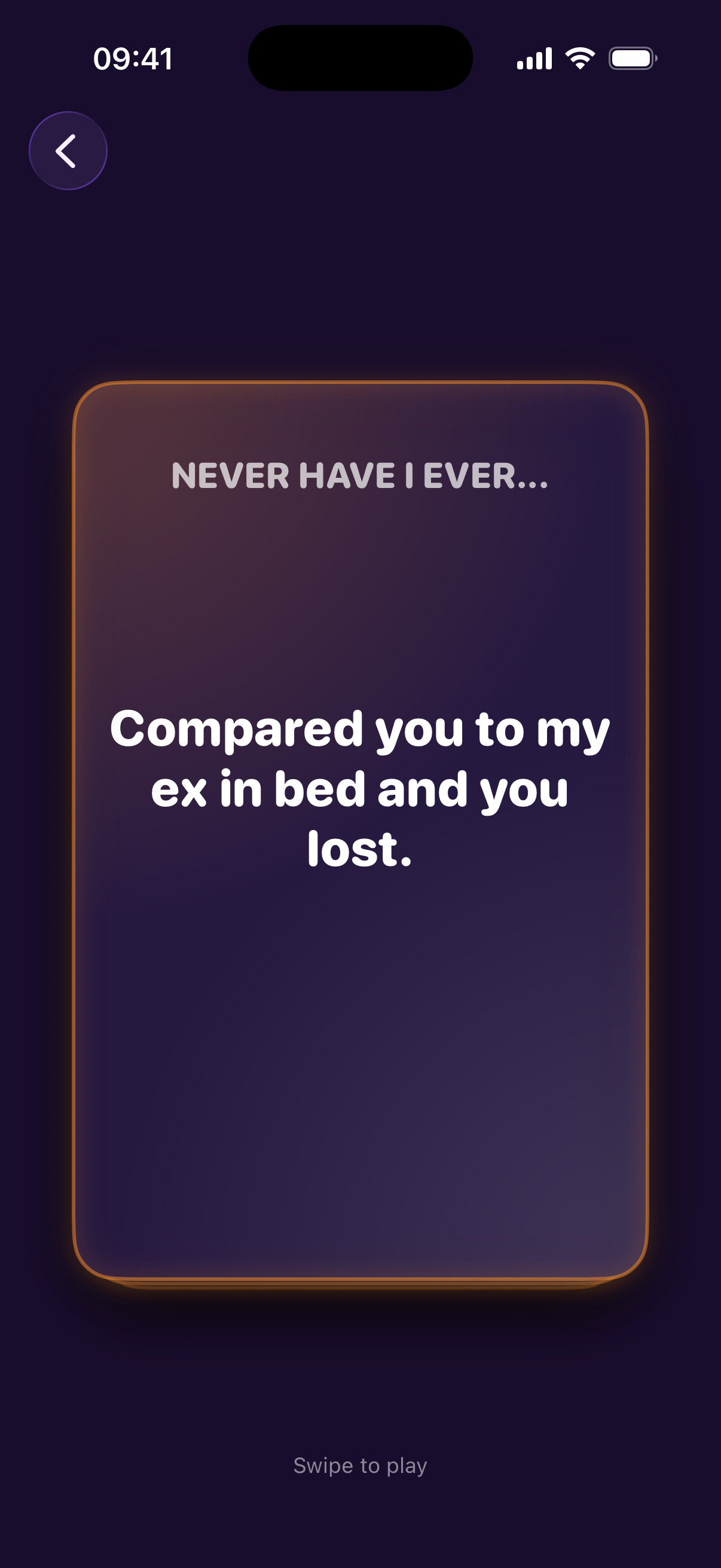 Never Have I Ever App Screenshot 2